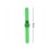 Orologio analogico - con quadrante a forma di coccinella - cinturino in plastica (Verde)